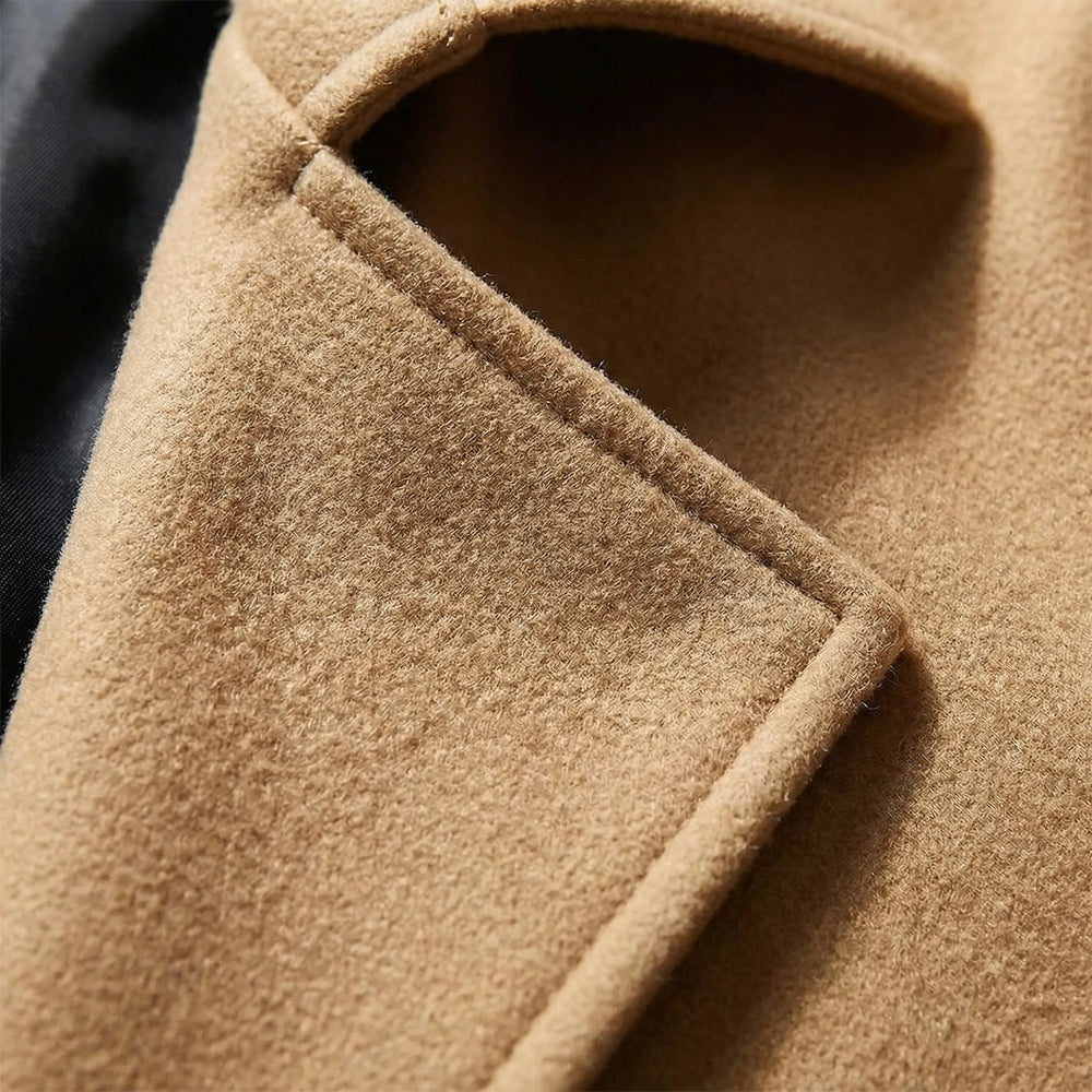 Yves - Double-Breasted Long Coat