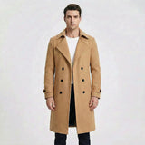 Yves - Double-Breasted Long Coat