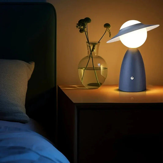 Table Lamp – Wireless Charging, Rechargeable & Touch-Control LED