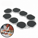 Optimized Product Title: "Drehteller-Set für Esstisch – 8 rutschfeste Servierplatten für müheloses Servieren und stilvolle Präsentation" 

This title includes relevant keywords while enhancing clarity and appeal for potential buyers.