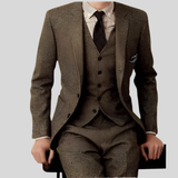 Marc - Three-piece slim-fit suit