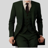 Marc - Three-piece slim-fit suit