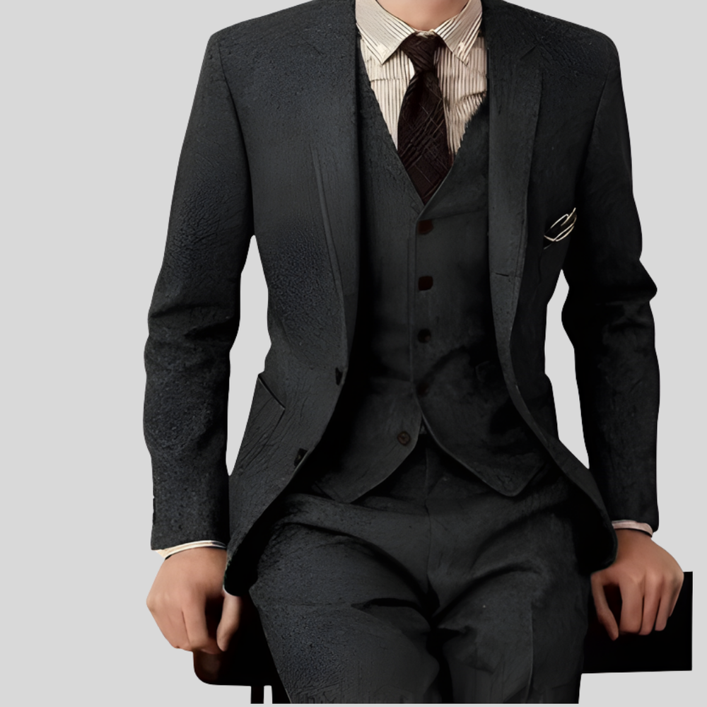 Marc - Three-piece slim-fit suit