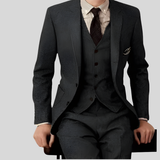 Marc - Three-piece slim-fit suit