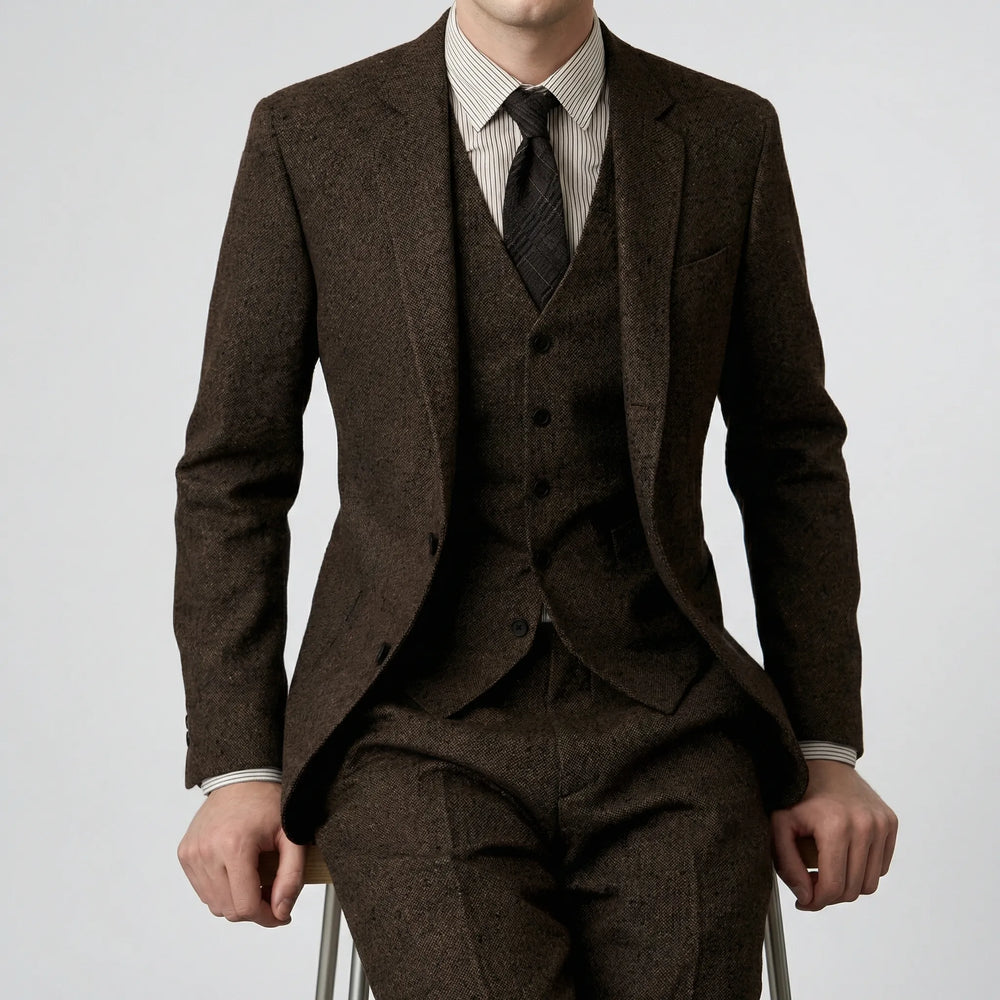 Ansgar – Three-Piece Slim-Fit Suit