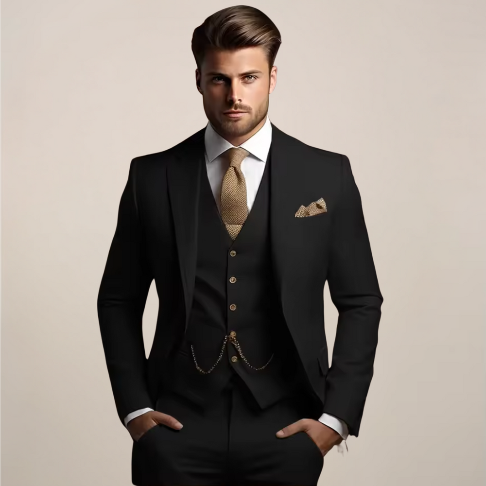 Karl - Three-piece slim-fit suit