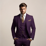 Karl - Three-piece slim-fit suit