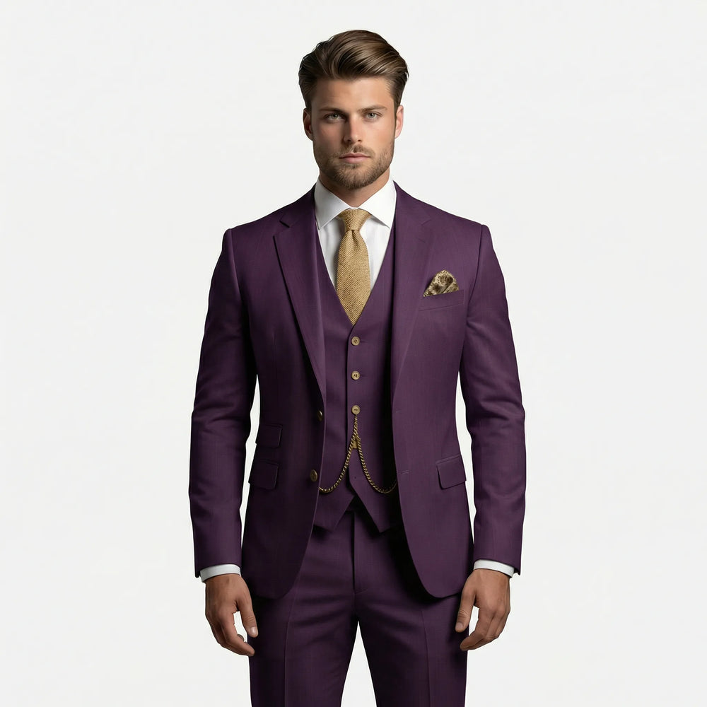 Calvin - Three-piece slim-fit suit