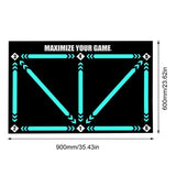 Soccer Training Mat – 120×60cm, Skill Markings with Online Video Access, Ages 6–14