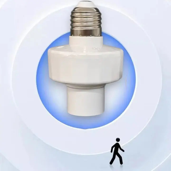 E27 Lamp Socket with Motion Sensor - Set of 3 | Energy-Efficient Smart Lighting Solution