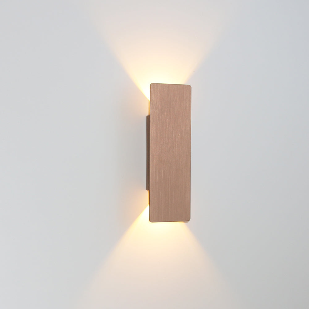 Dual Up-Down LED Wall Light – 6W Aluminium, Warm/Cool White & 4 Colors