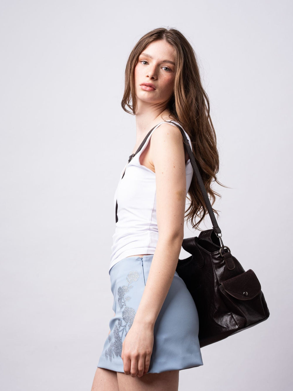 Stylische Handtasche mit Reißverschlusstaschen & Abnehmbarem Trageriemen – Ideal für Alltag & Reisen