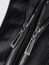 Stylische Handtasche mit Reißverschlusstaschen & Abnehmbarem Trageriemen – Ideal für Alltag & Reisen