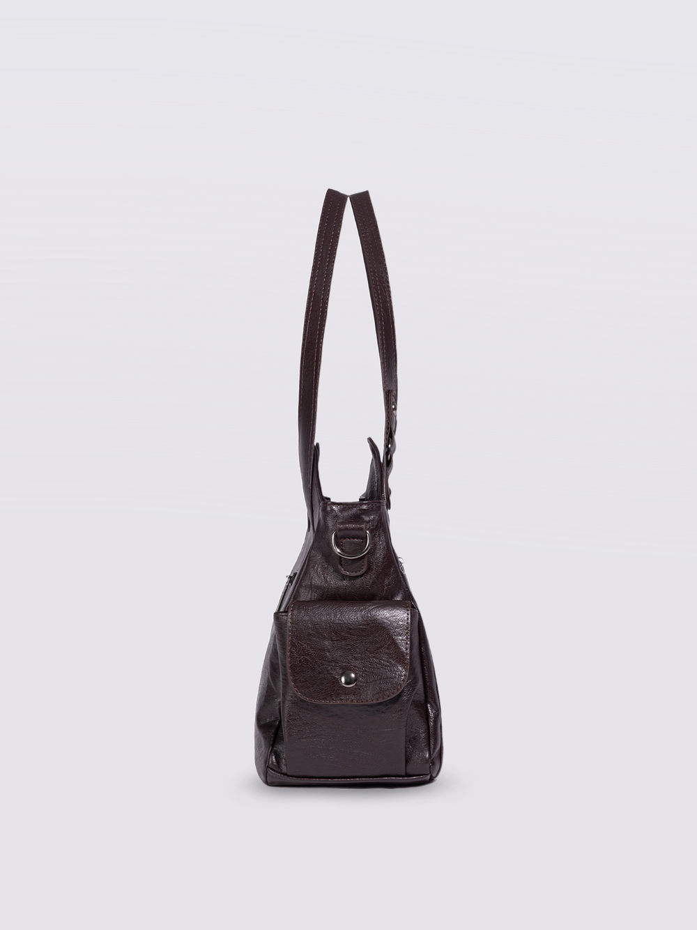 Stylische Handtasche mit Reißverschlusstaschen & Abnehmbarem Trageriemen – Ideal für Alltag & Reisen