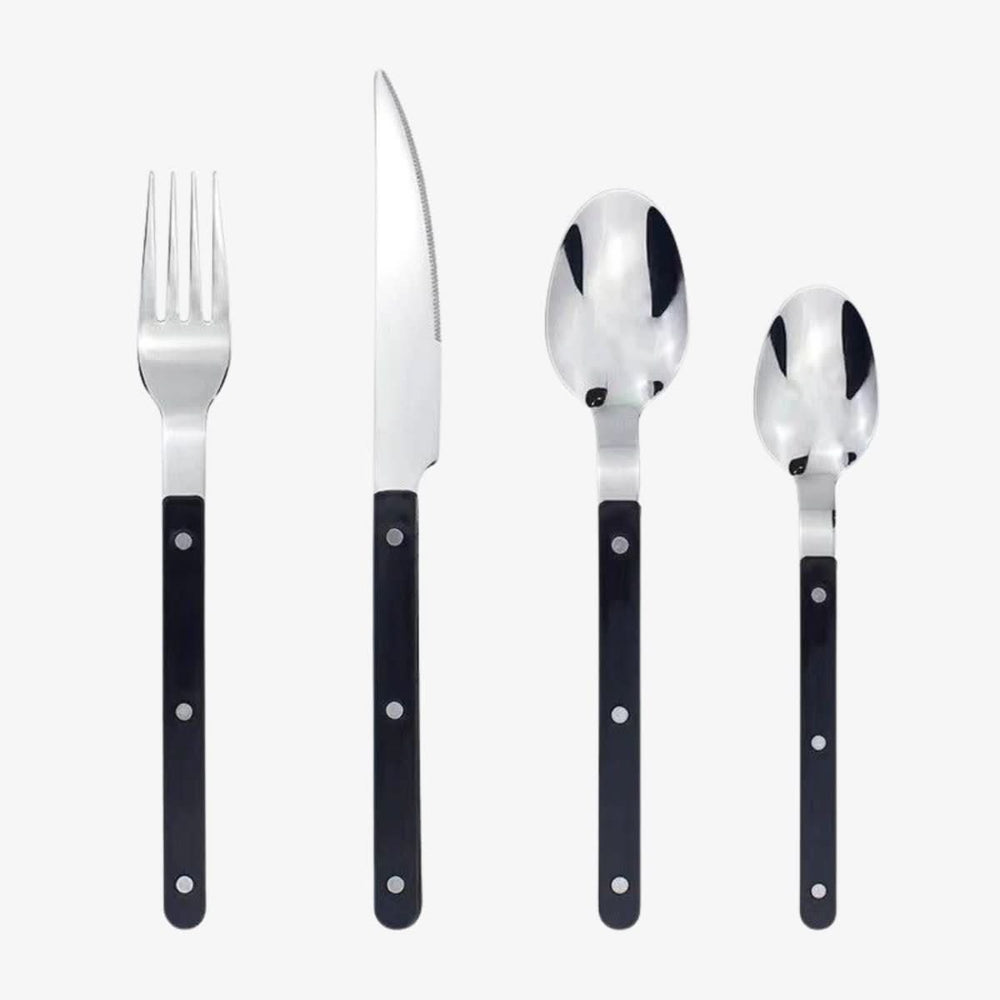 BowLift | 24-piece stainless steel cutlery set with engraving