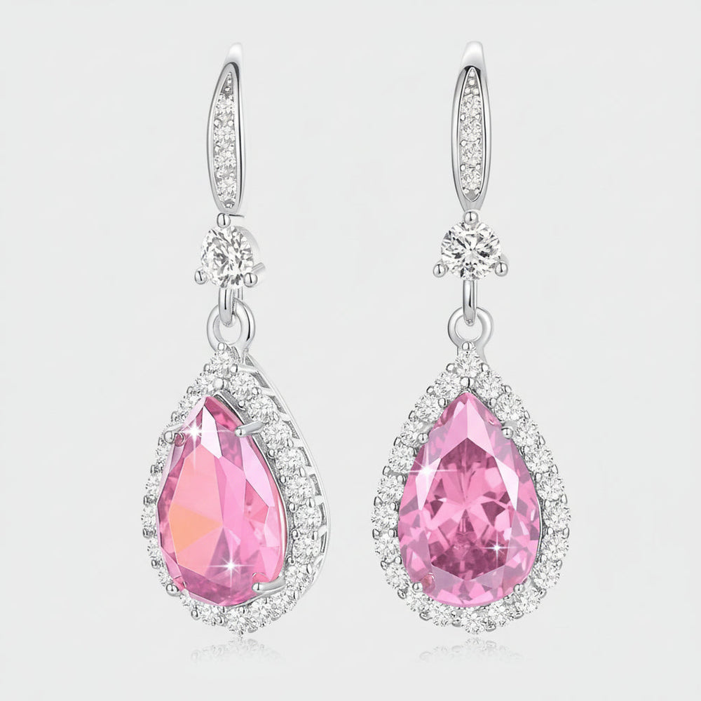 Earrings Mothers Day Gift Birthstone Teardrop Dangle Jewelry