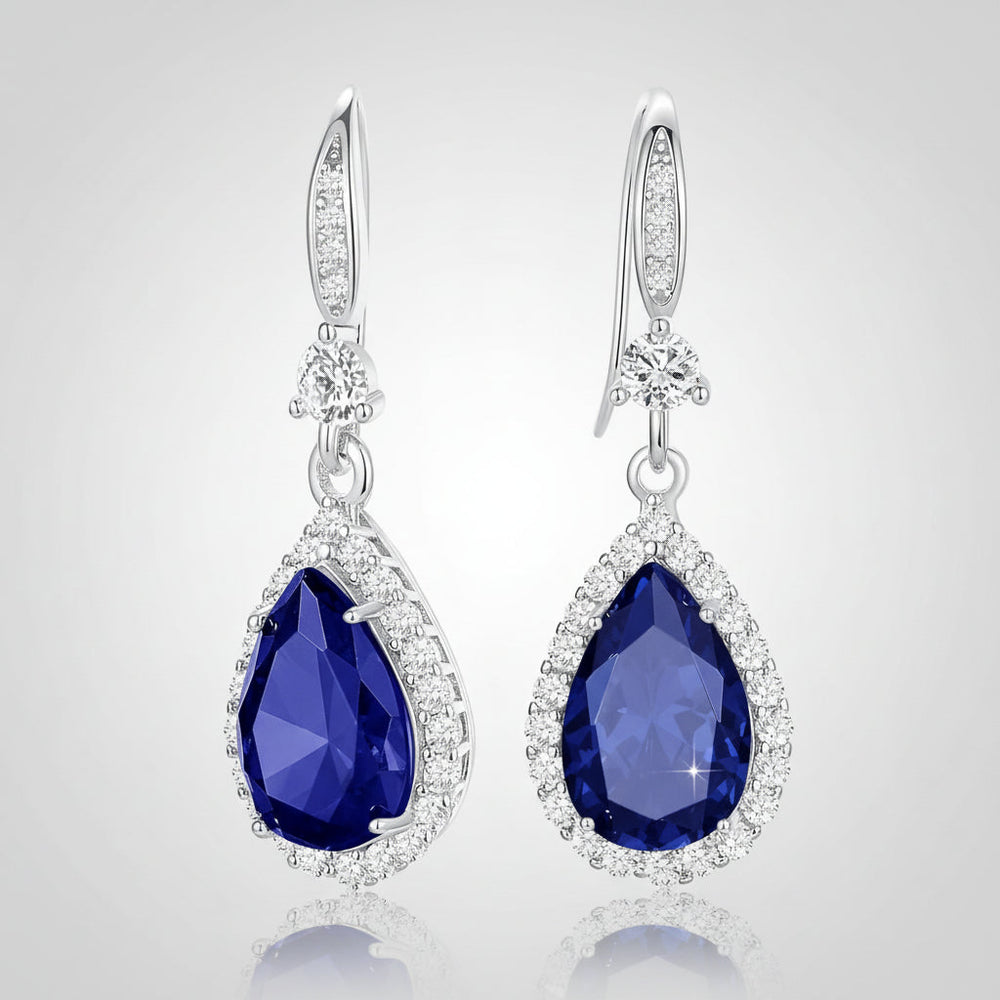 Earrings Mothers Day Gift Birthstone Teardrop Dangle Jewelry