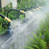 Garden Misting System – 20m Hose, 20 Brass Nozzles & Tool-Free Setup