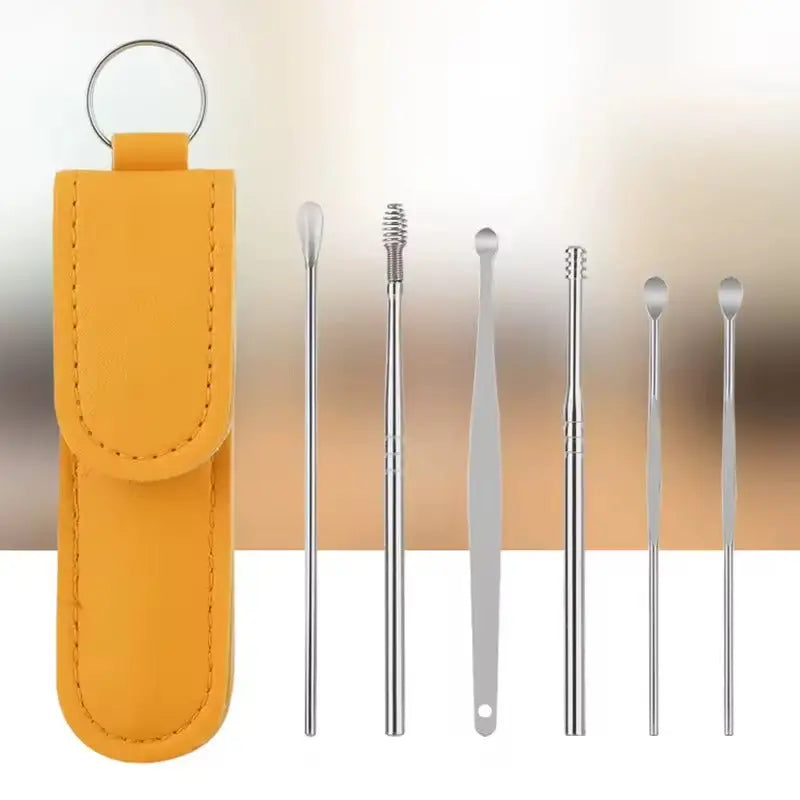 Optimized Product Title: "Edelstahl Ohrreinigungsset – Professionelle, sichere & gründliche Ohrenreinigung für optimale Hygiene" 

This title includes relevant keywords while emphasizing the product's benefits and features, which can help improve visibili