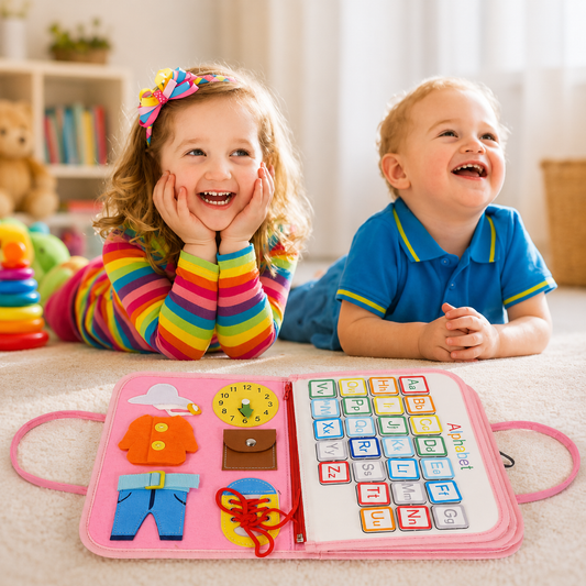 Montessori Busy Board – Educational & Toddler-Friendly Toy
