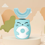 Kids Electric Toothbrush Sonic U Shape Silicone Automatic Brush