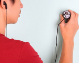 Wall Listening Device with Amplifier – Rechargeable, Headphones, 1m Range