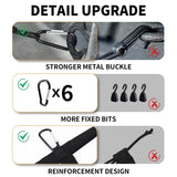 Kalsten | Elastic Luggage Net with Sturdy Carabiners