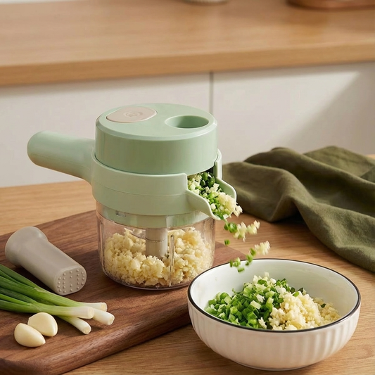 Electric Vegetable Chopper – Wireless Food Processor & Kitchen Cutter