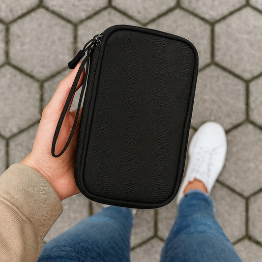 Electronics Organizer – Travel Case, Portable Design & Fabric Storage