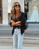 Trendy Fall Women's Sequin Blazer for Events – Soraya