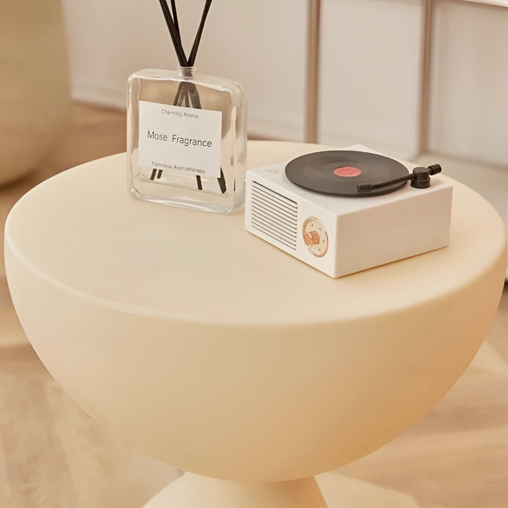 Coffee Table Round Modern Side Accent Stool Style