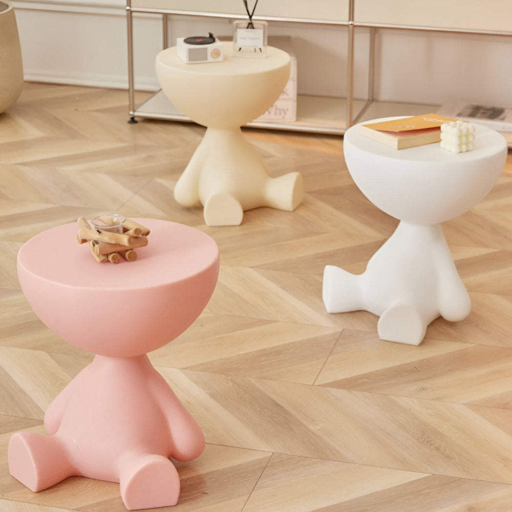 Coffee Table Round Modern Side Accent Stool Style