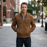 Elegant men's bomber-style jacket - Toby