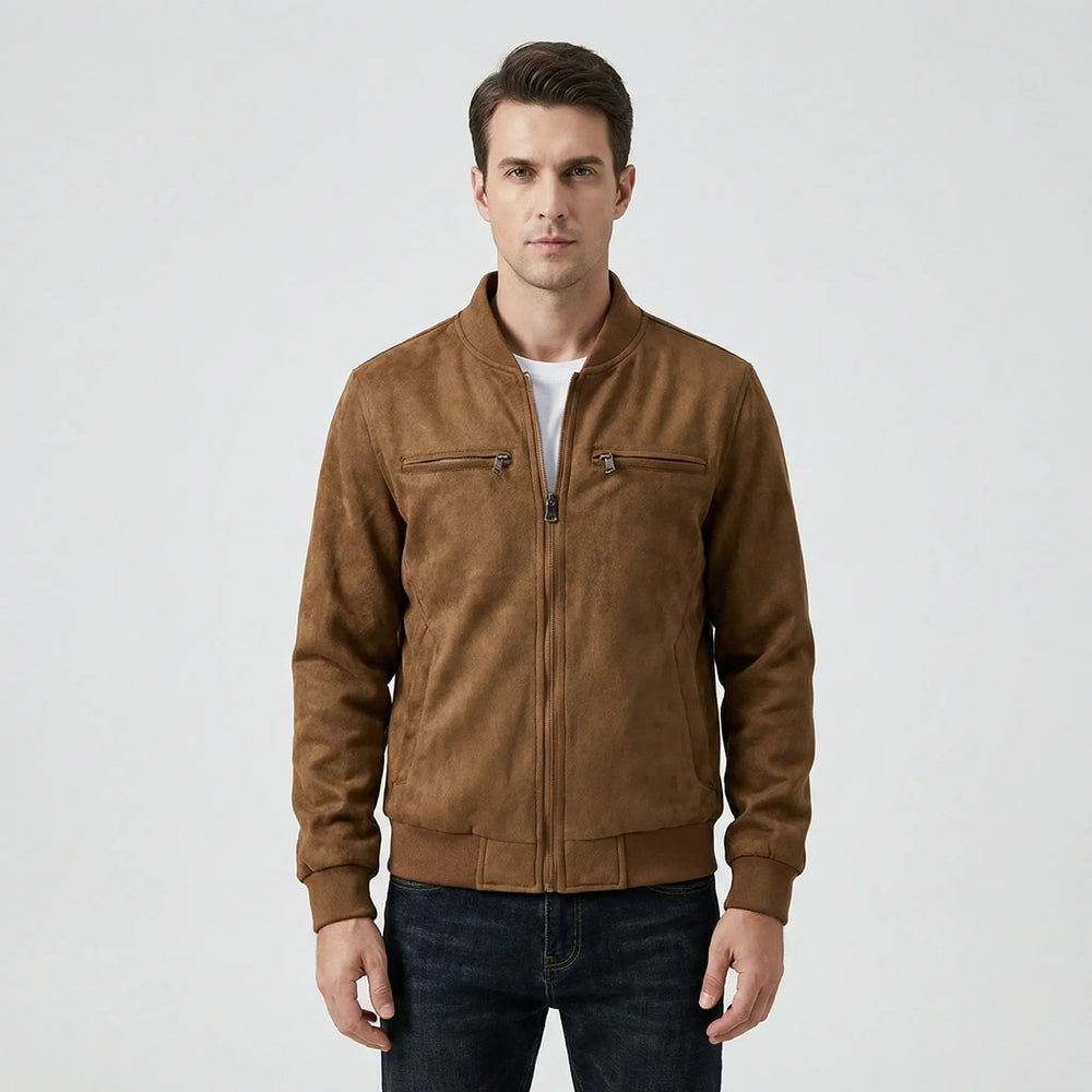 Elegant men's bomber-style jacket - Toby