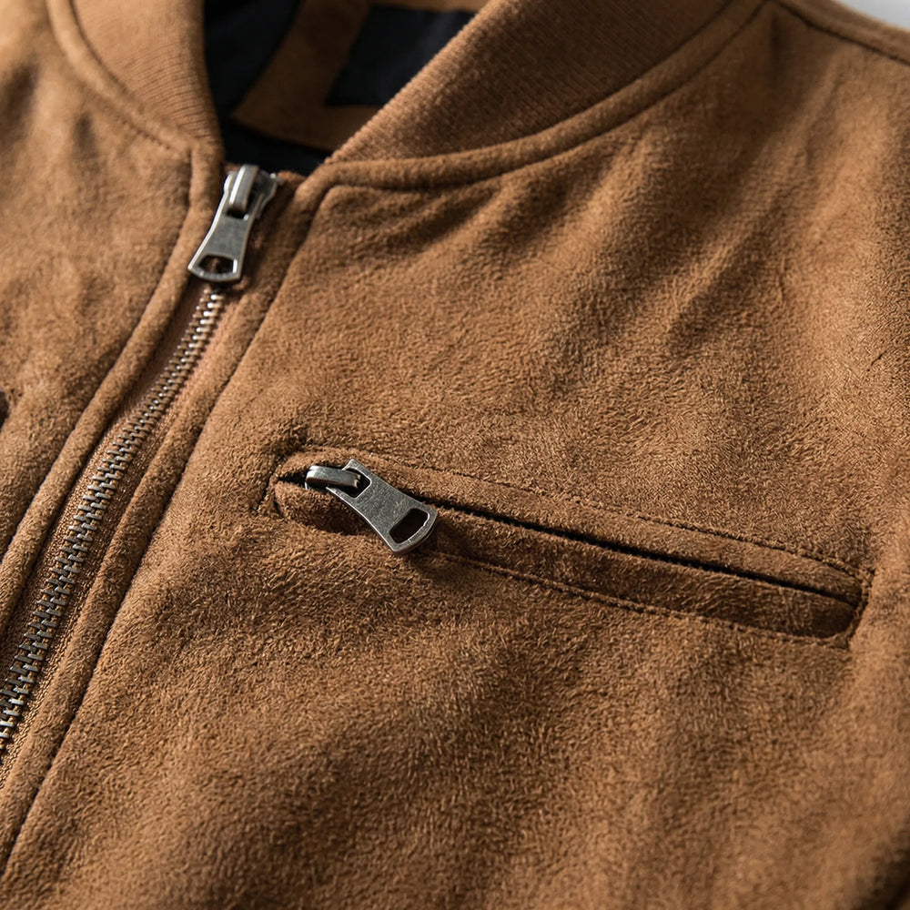 Elegant men's bomber-style jacket - Toby
