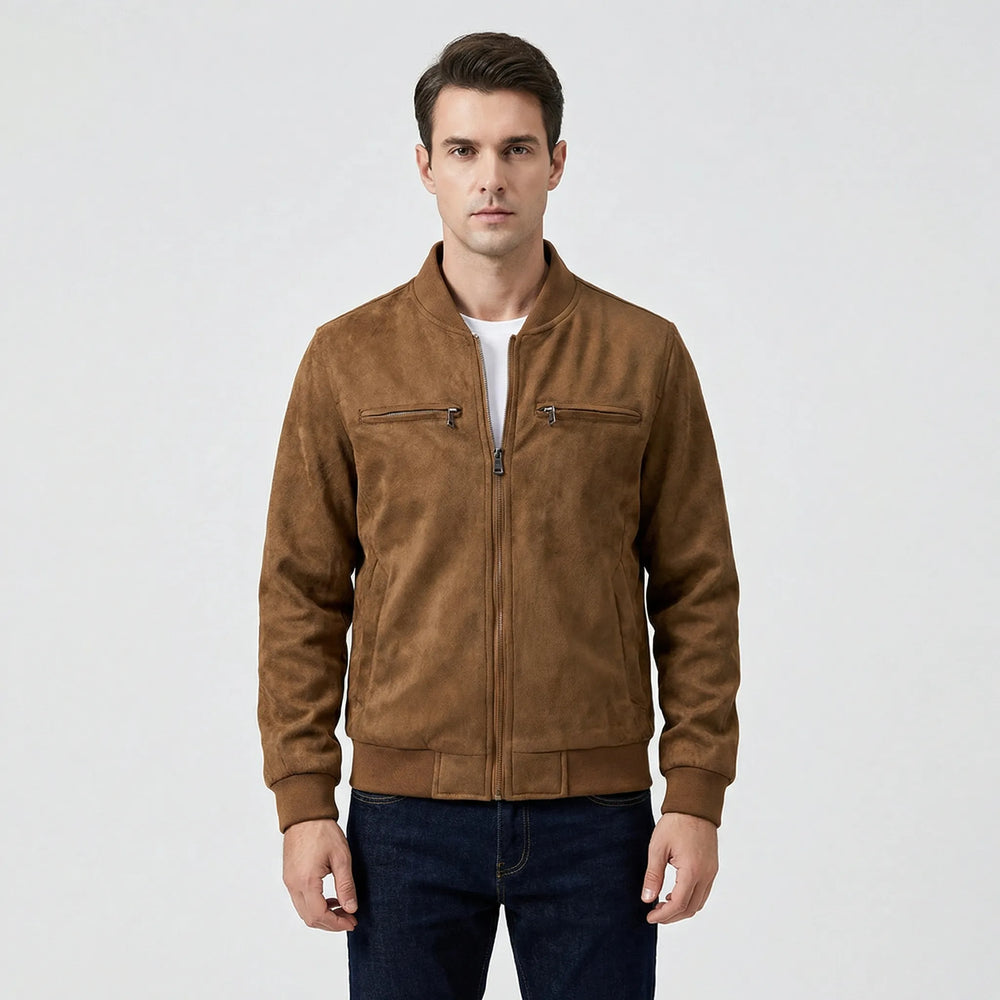 Elegant men's bomber-style jacket - Toby