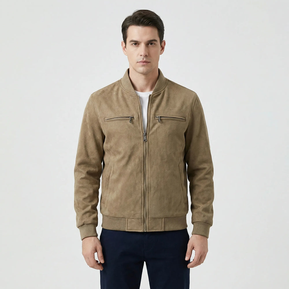 Elegant men's bomber-style jacket - Toby