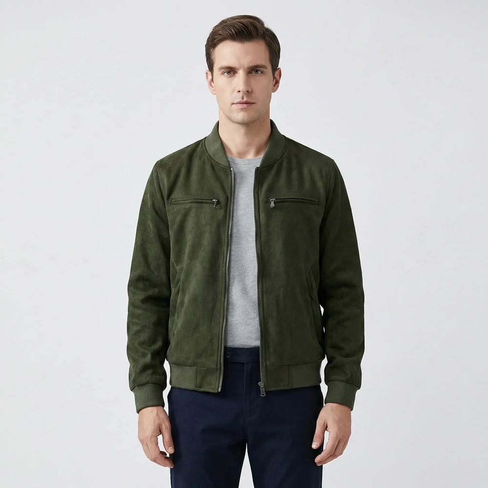 Elegant men's bomber-style jacket - Toby