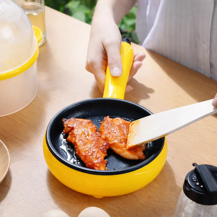 Electric Mini Frying Pan – Non-Stick Coating, Fast Heat-Up & Auto Shut-Off