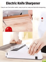 Optimized Product Title: **Elektrischer Messerschärfer – Schnelle & Präzise Schärfung für Rasiermesserscharfe Klingen in Sekundenschnelle** 

This title includes relevant keywords while emphasizing speed and precision, which can help improve visibility an