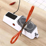 Optimized Product Title: **Elektrischer Messerschärfer – Schnelle & Präzise Schärfung für Rasiermesserscharfe Klingen in Sekundenschnelle** 

This title includes relevant keywords while emphasizing speed and precision, which can help improve visibility an
