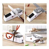 Optimized Product Title: **Elektrischer Messerschärfer – Schnelle & Präzise Schärfung für Rasiermesserscharfe Klingen in Sekundenschnelle** 

This title includes relevant keywords while emphasizing speed and precision, which can help improve visibility an
