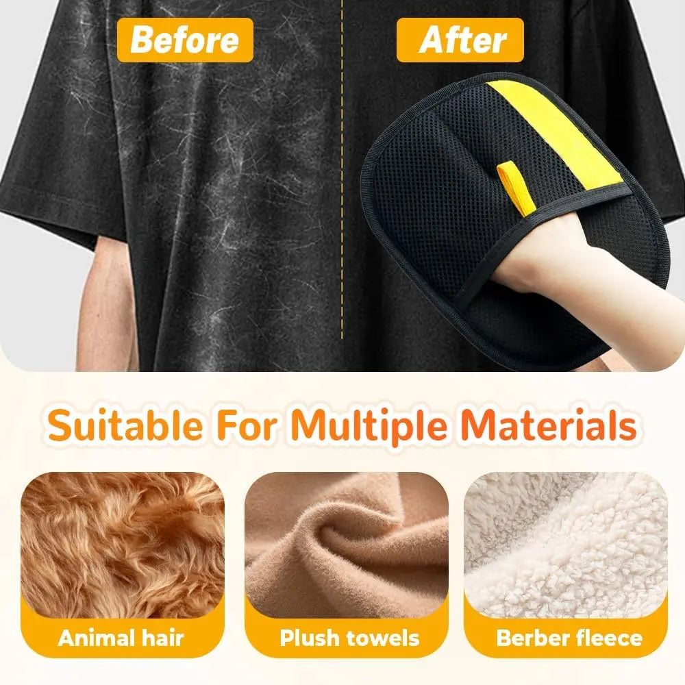Electrostatic Pet Hair Removal Glove – Reusable, Fabric-Safe & Easy Clean