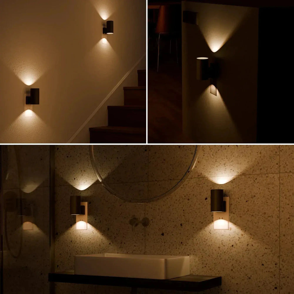 Optimized Product Title: "LED Nachtlicht mit Dämmerungssensor – Energiesparendes Steckdosenlicht für sanfte Beleuchtung" 

This title includes relevant keywords for better visibility on Google Shopping while clearly describing the product's features and b