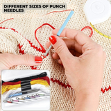Enhanced Product Title: "Sticknadel-Set mit Austauschbaren Köpfen – Mühelose Stickerei für Kreative Projekte" 

This title includes relevant keywords for better visibility while maintaining clarity and appeal.