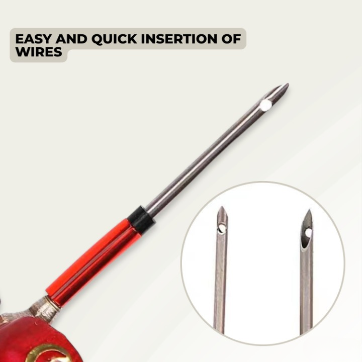 Enhanced Product Title: "Sticknadel-Set mit Austauschbaren Köpfen – Mühelose Stickerei für Kreative Projekte" 

This title includes relevant keywords for better visibility while maintaining clarity and appeal.