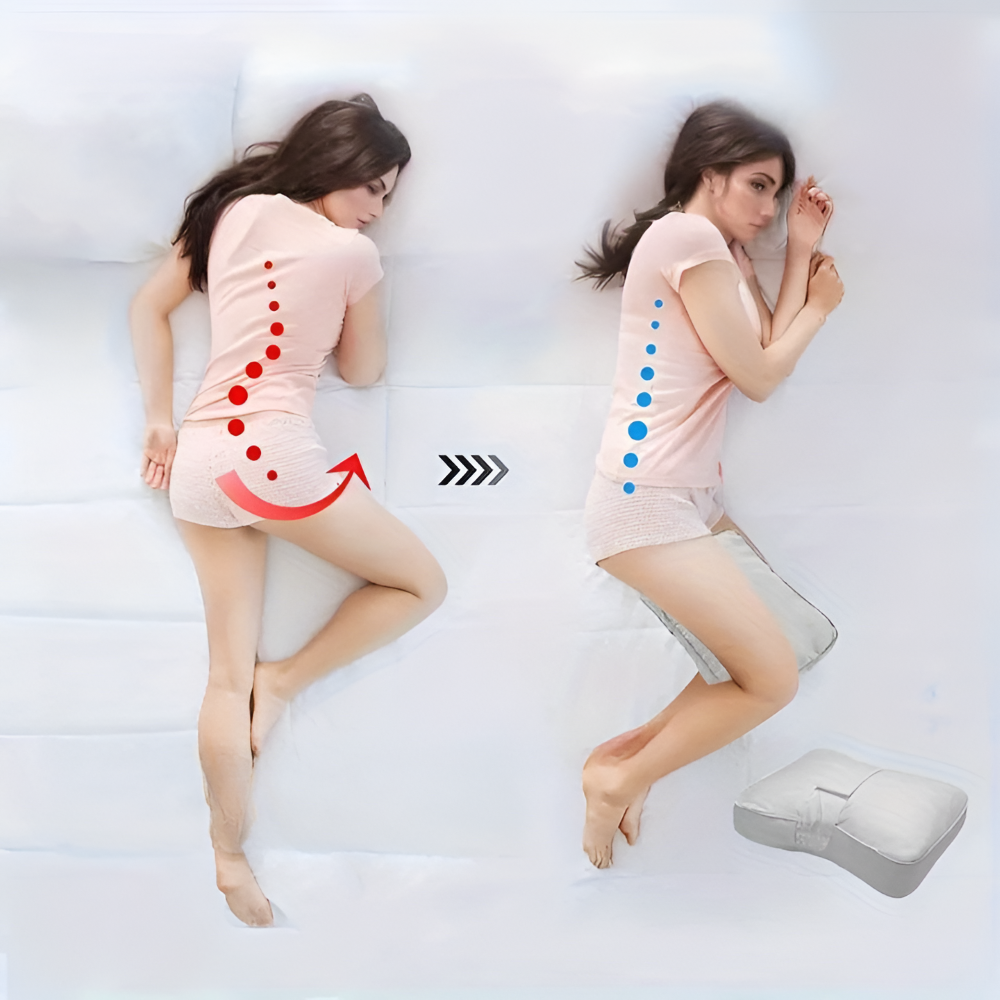 Memory Foam Knee Pillow for Side Sleepers – Ultimate Comfort for Better Sleep & Pain Relief