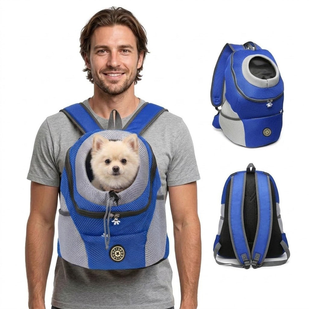 Dog Carrier Backpack – Front-Carry, Breathable Mesh, Up to 10 kg & 5 Colors