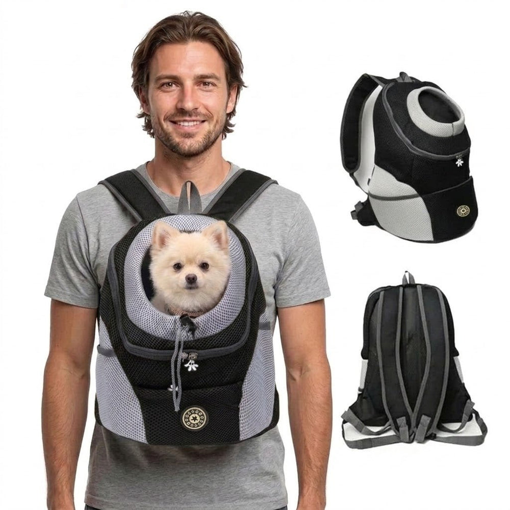 Dog Carrier Backpack – Front-Carry, Breathable Mesh, Up to 10 kg & 5 Colors