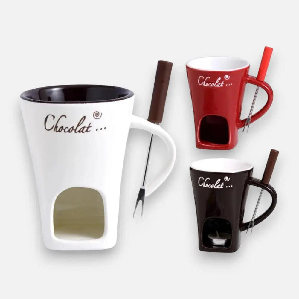 Exquisite Schokoladenfondue-Tasse – Authentisches Fondue-Erlebnis für Schokoladenliebhaber